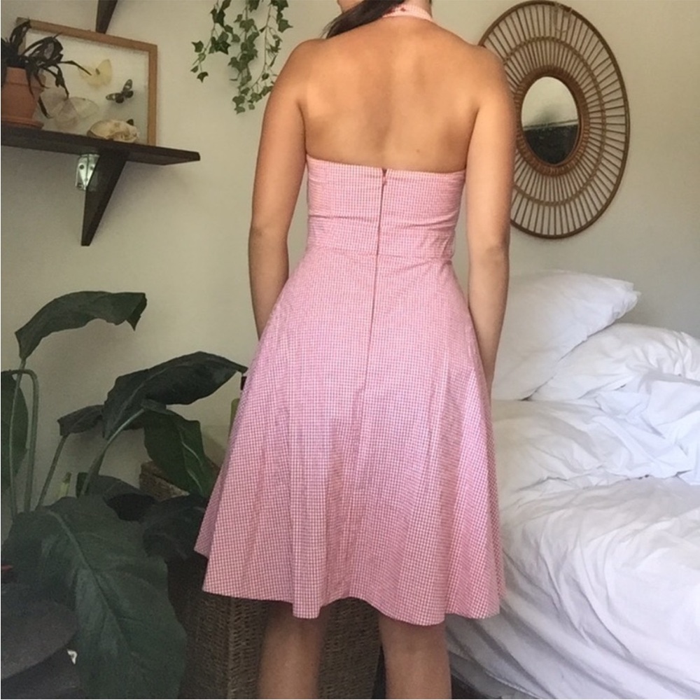 Gingham halter dress - Picture 2 of 10